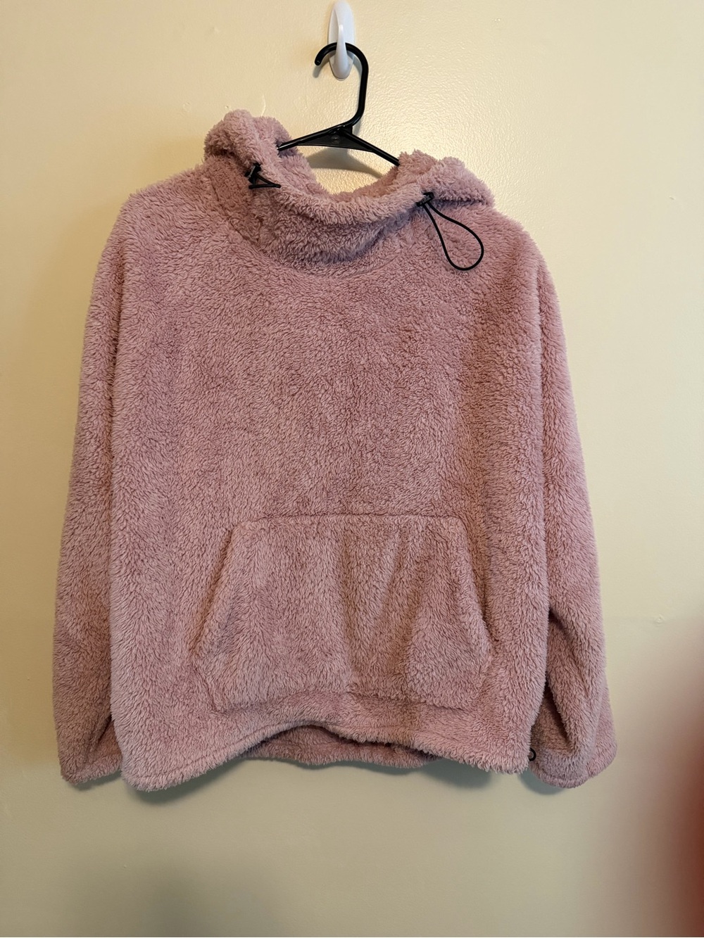 PINK Victoria's Secret Plush Hoodie in Mauve Pink